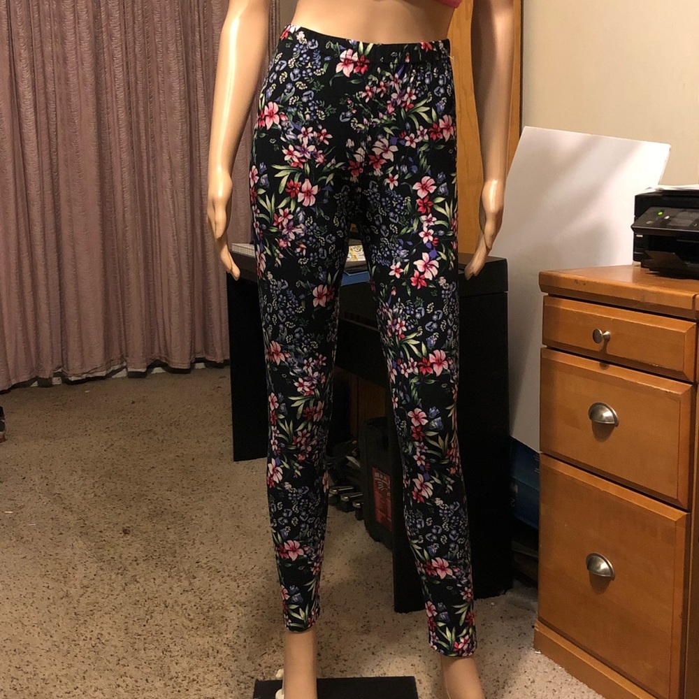 Ladies Floral Leggings